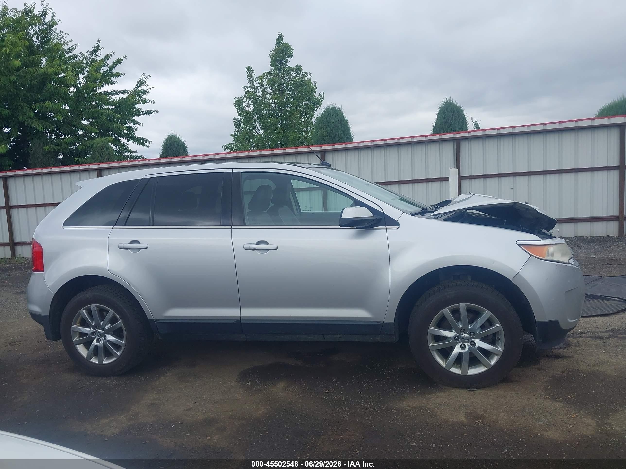 2011 Ford Edge Limited Silver vin: 2FMDK4KC3BBB68500