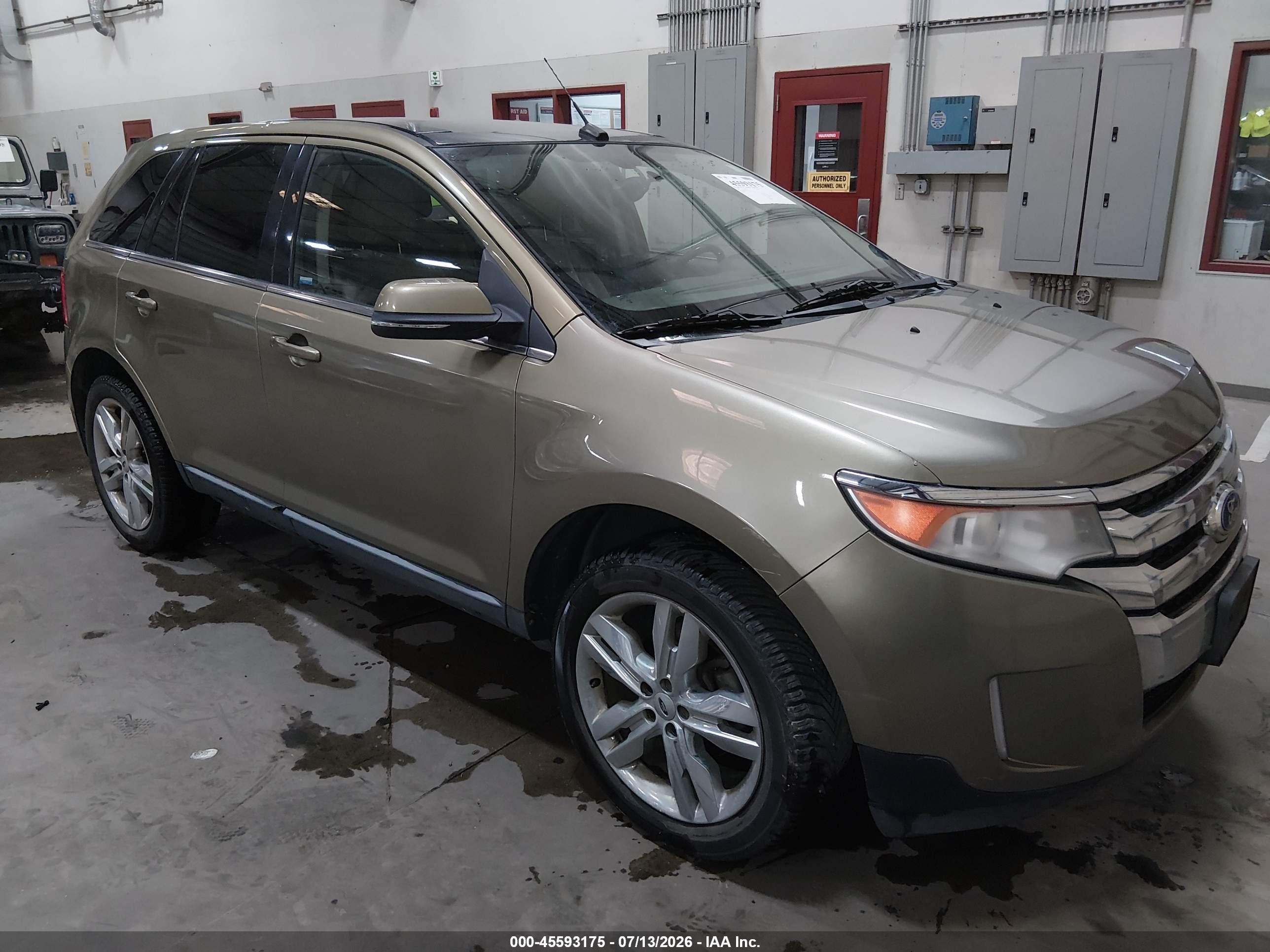 2012 Ford Edge Limited Brown vin: 2FMDK4KC3CBA12653