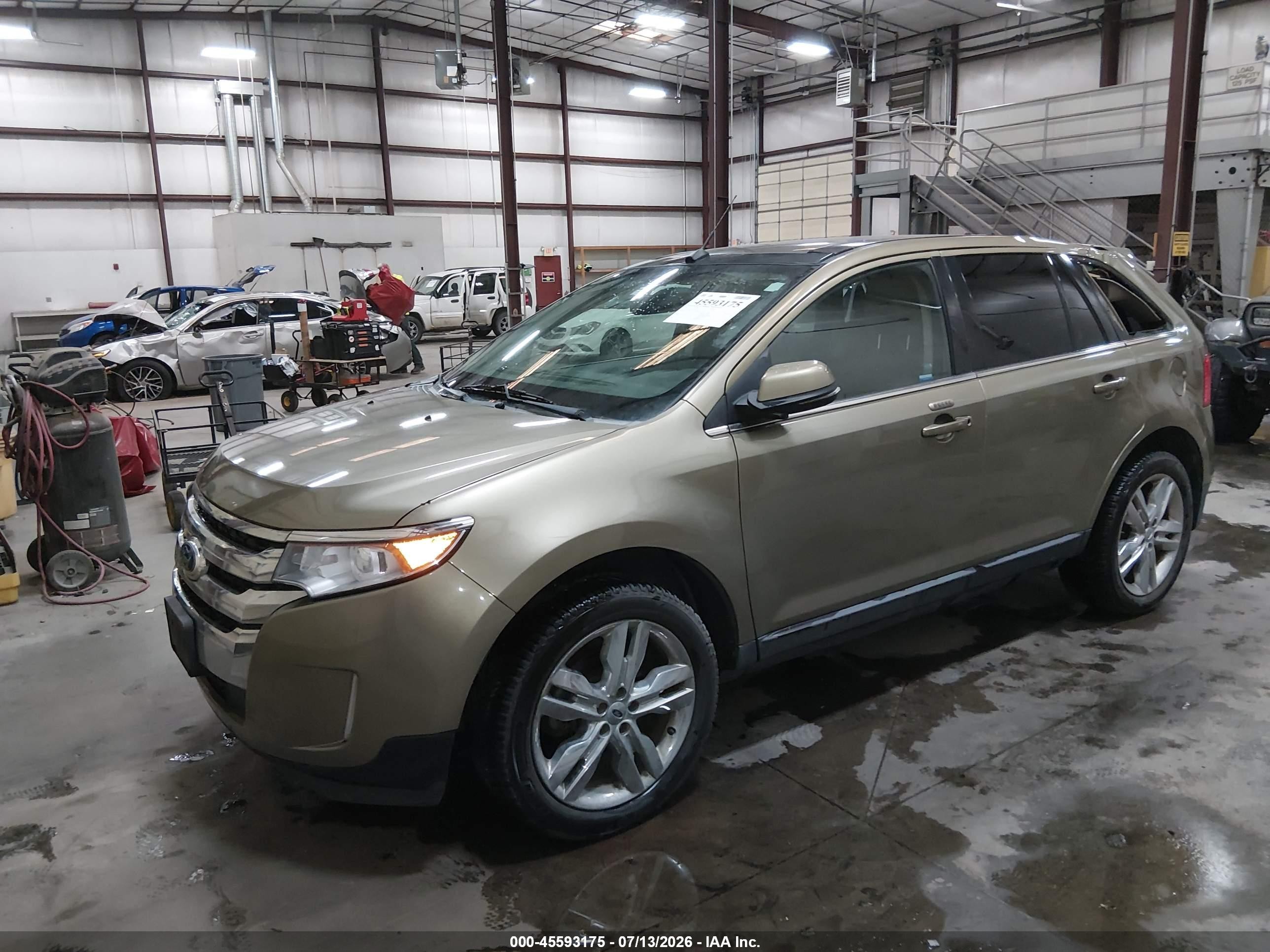 2012 Ford Edge Limited Brown vin: 2FMDK4KC3CBA12653