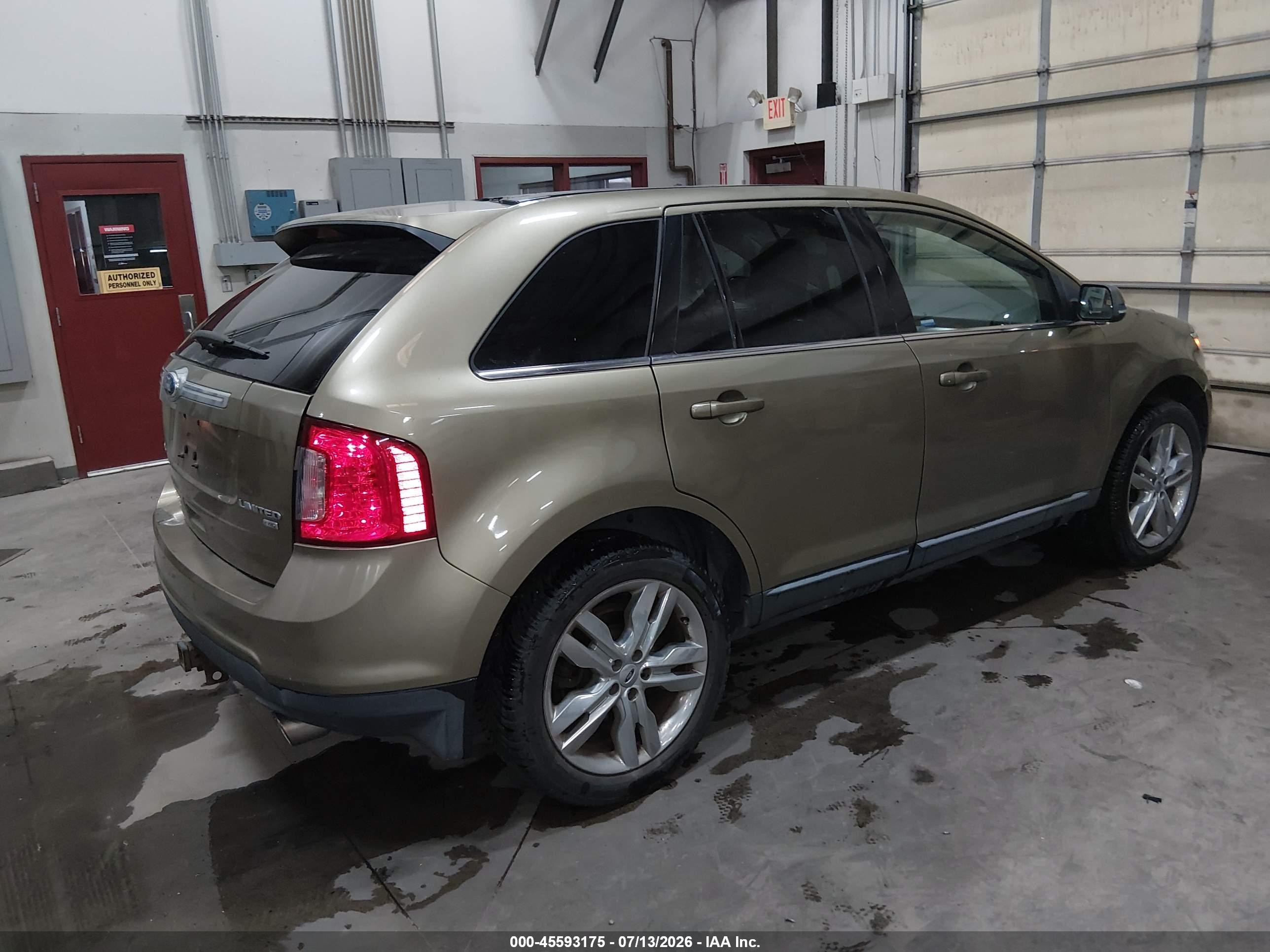 2012 Ford Edge Limited Brown vin: 2FMDK4KC3CBA12653