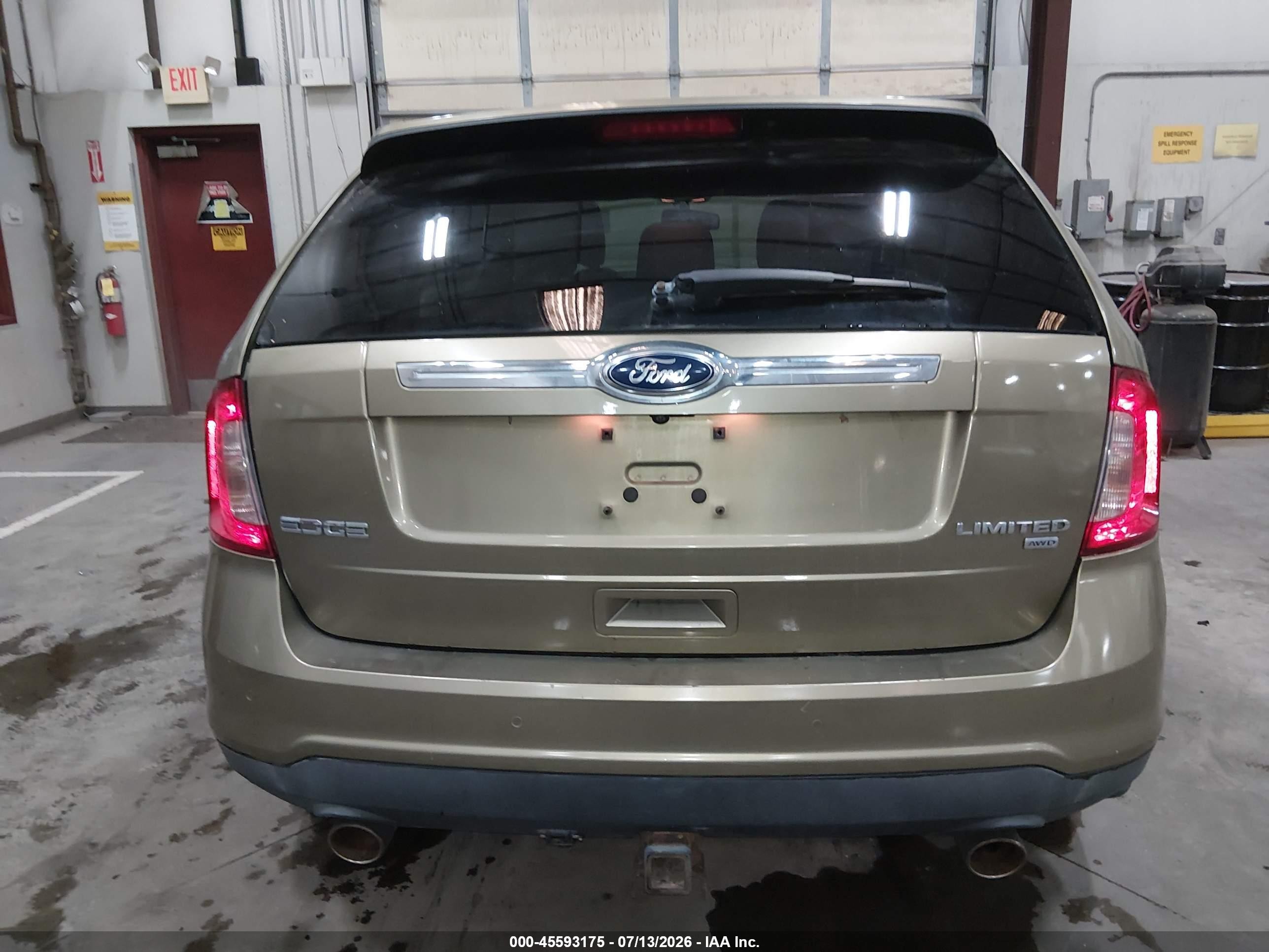 2012 Ford Edge Limited Brown vin: 2FMDK4KC3CBA12653