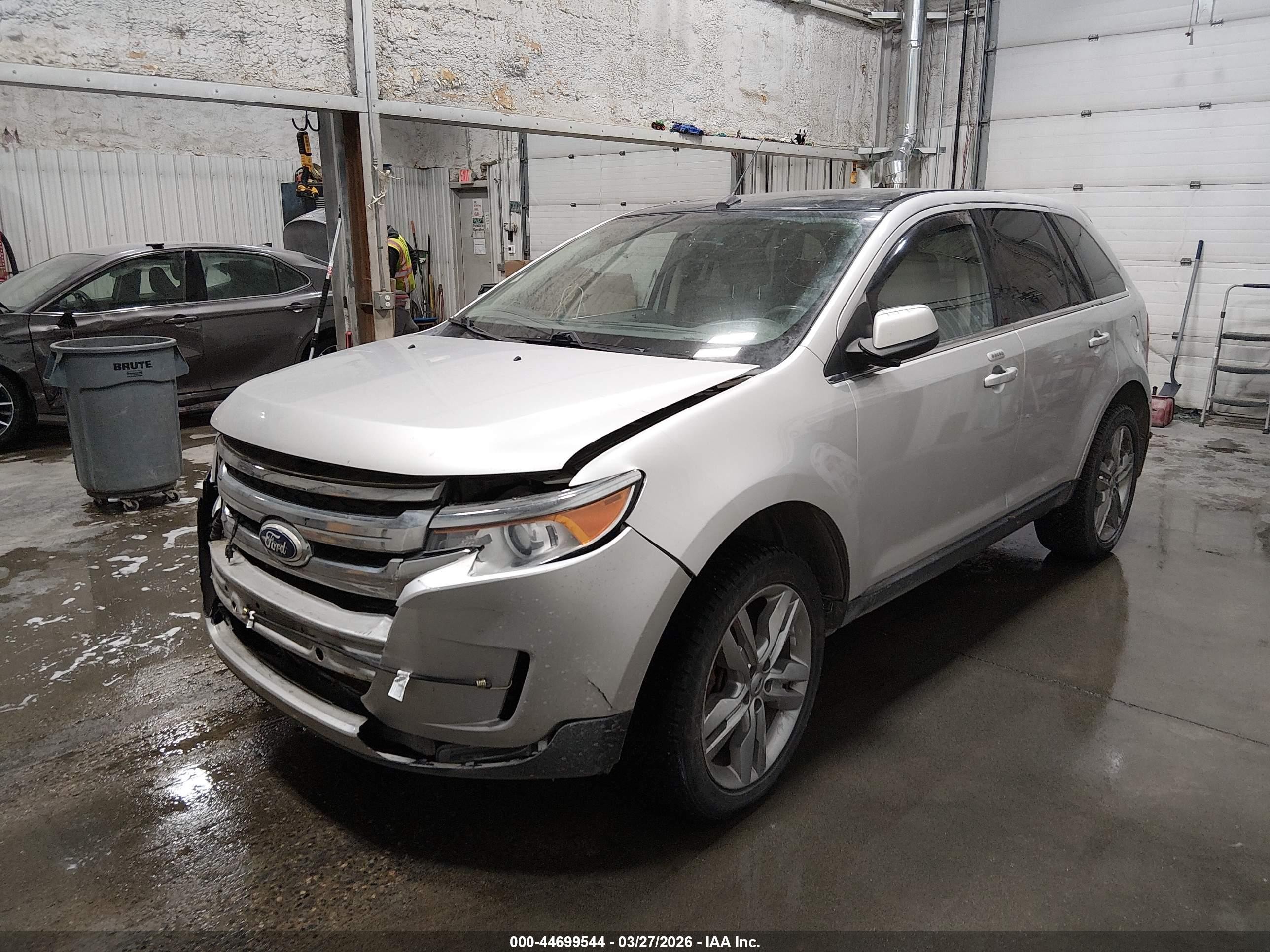 2012 Ford Edge Limited Серебряный vin: 2FMDK4KC3CBA27685
