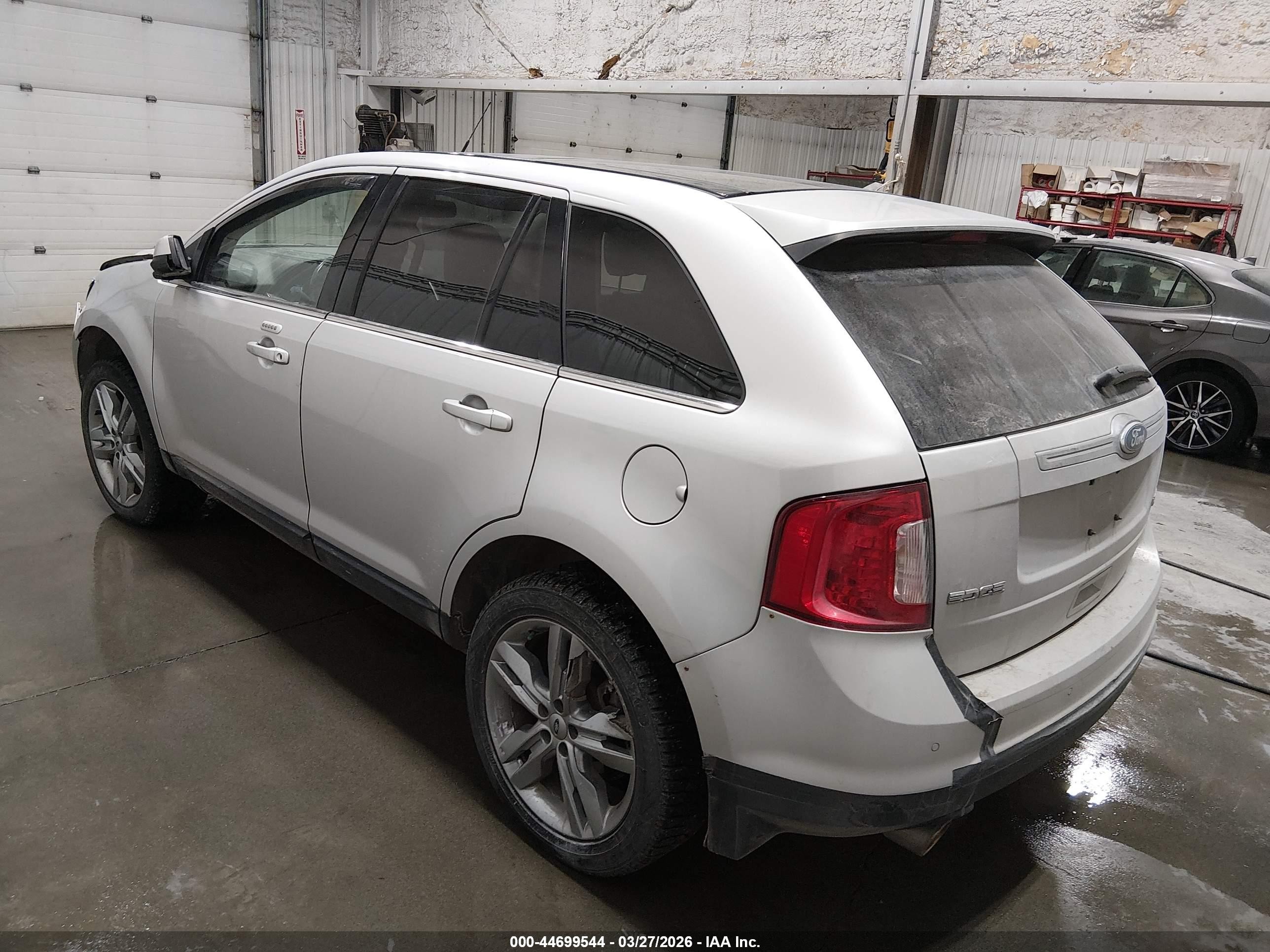 2012 Ford Edge Limited Серебряный vin: 2FMDK4KC3CBA27685