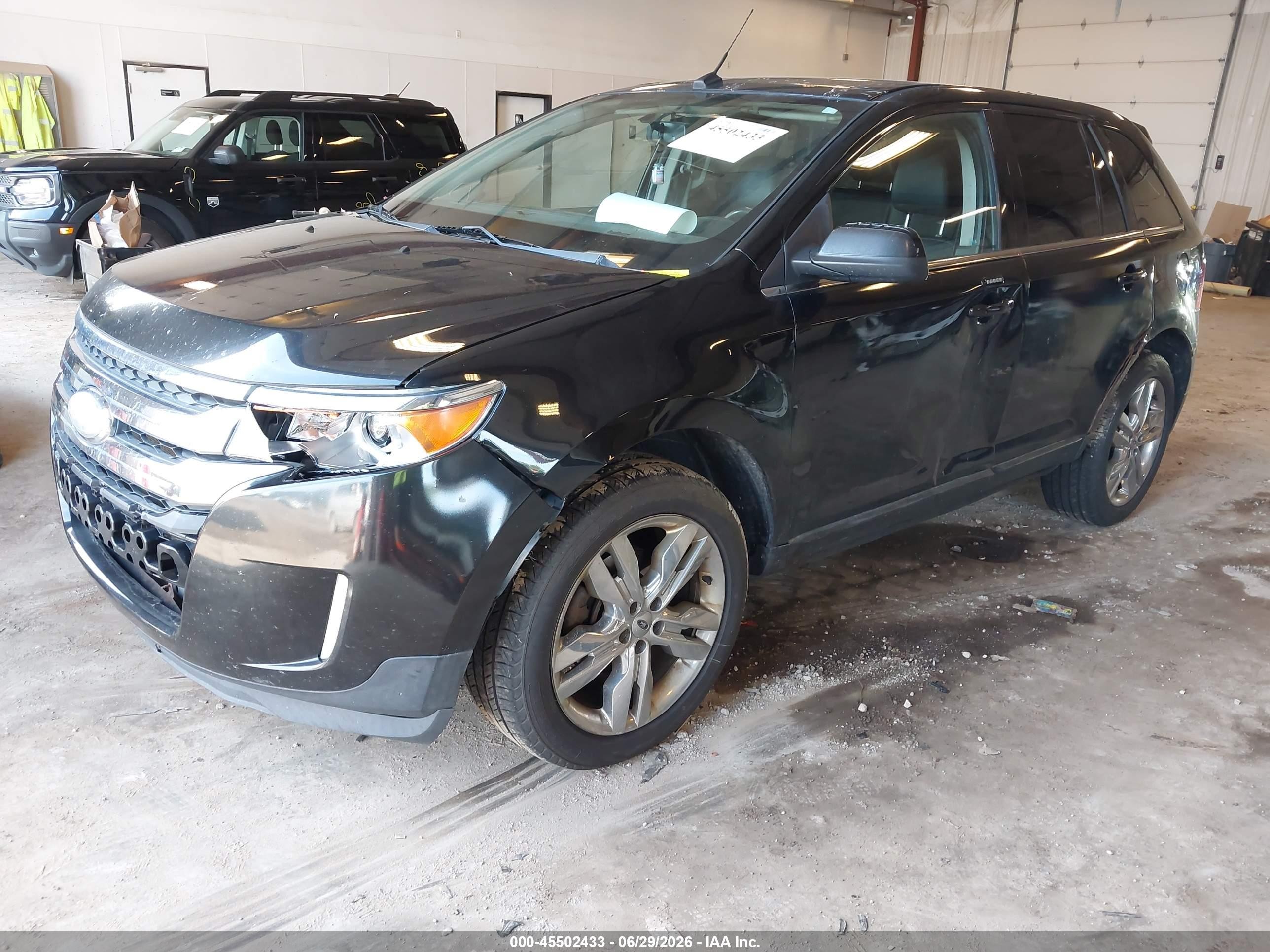 2012 Ford Edge Limited Black vin: 2FMDK4KC3CBA72352