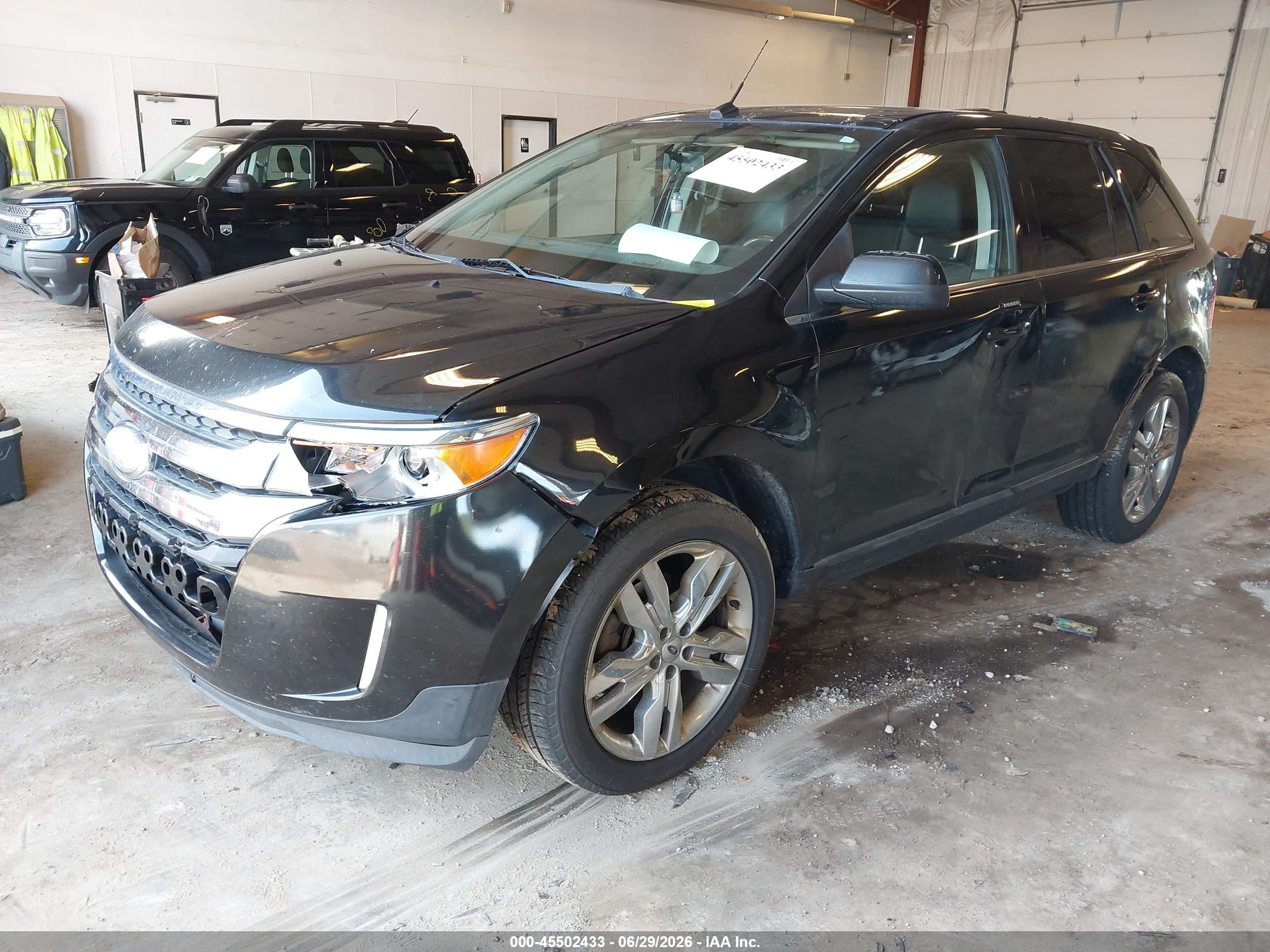 2012 Ford Edge Limited Black vin: 2FMDK4KC3CBA72352