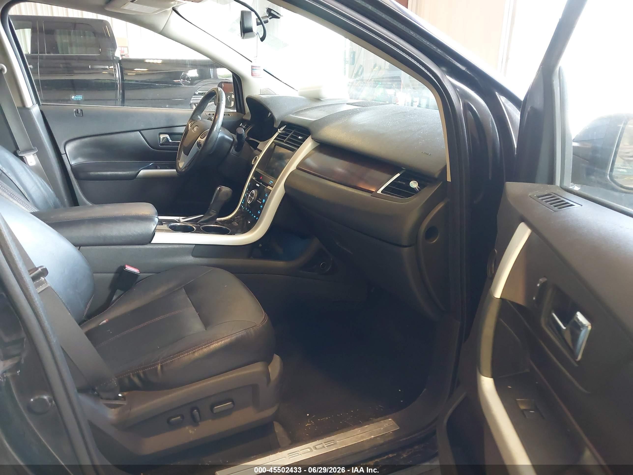 2012 Ford Edge Limited Black vin: 2FMDK4KC3CBA72352