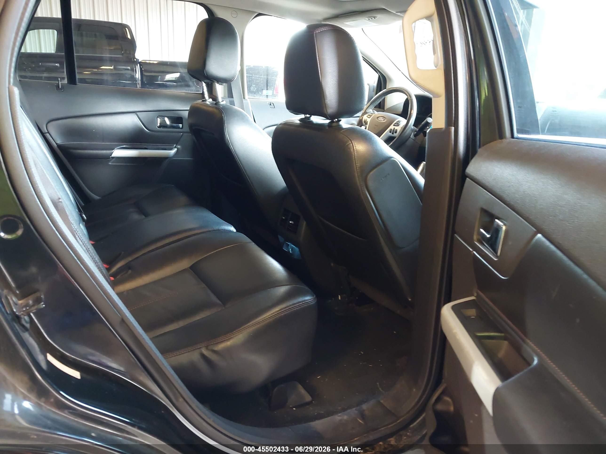 2012 Ford Edge Limited Black vin: 2FMDK4KC3CBA72352