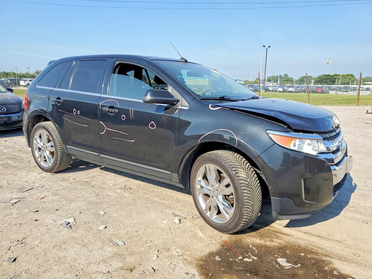 2013 Ford Edge Limited Black vin: 2FMDK4KC3DBA02724