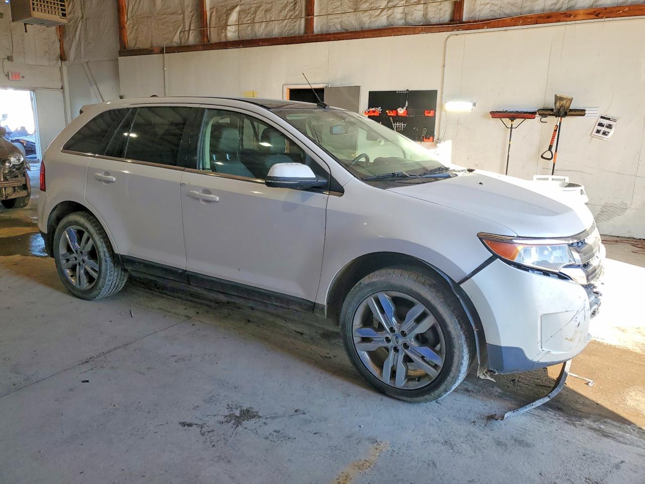 2013 Ford Edge Limited White vin: 2FMDK4KC3DBA15781
