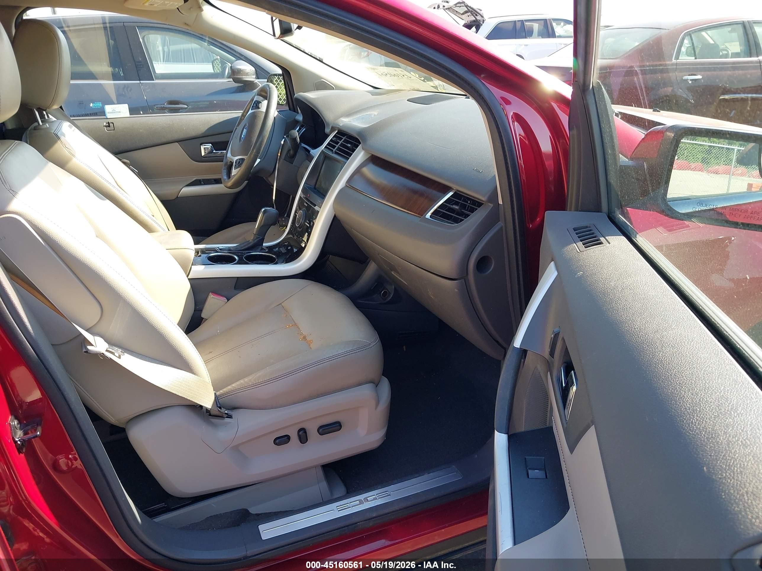 2013 Ford Edge Limited Red vin: 2FMDK4KC3DBA28529