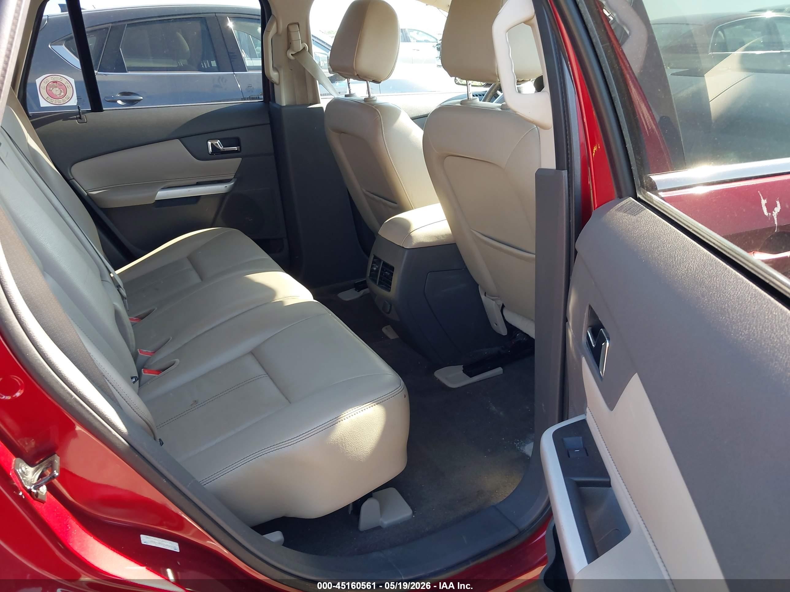 2013 Ford Edge Limited Red vin: 2FMDK4KC3DBA28529