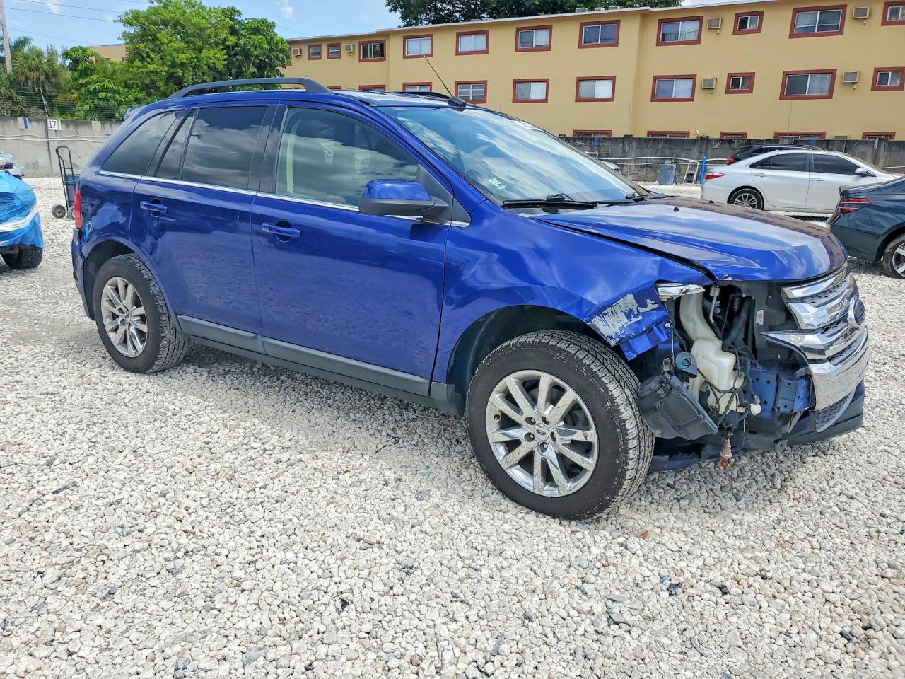2013 Ford Edge Limited Blue vin: 2FMDK4KC3DBA59523