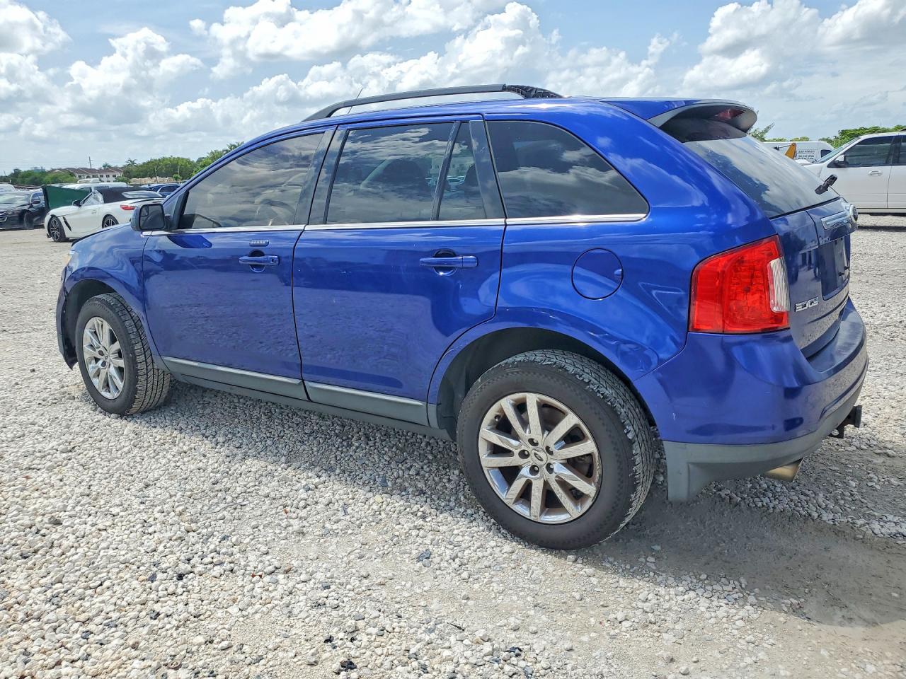 2013 Ford Edge Limited Blue vin: 2FMDK4KC3DBA59523