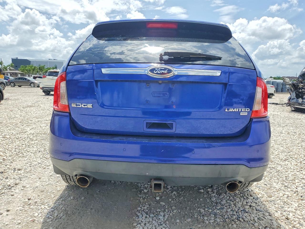 2013 Ford Edge Limited Blue vin: 2FMDK4KC3DBA59523