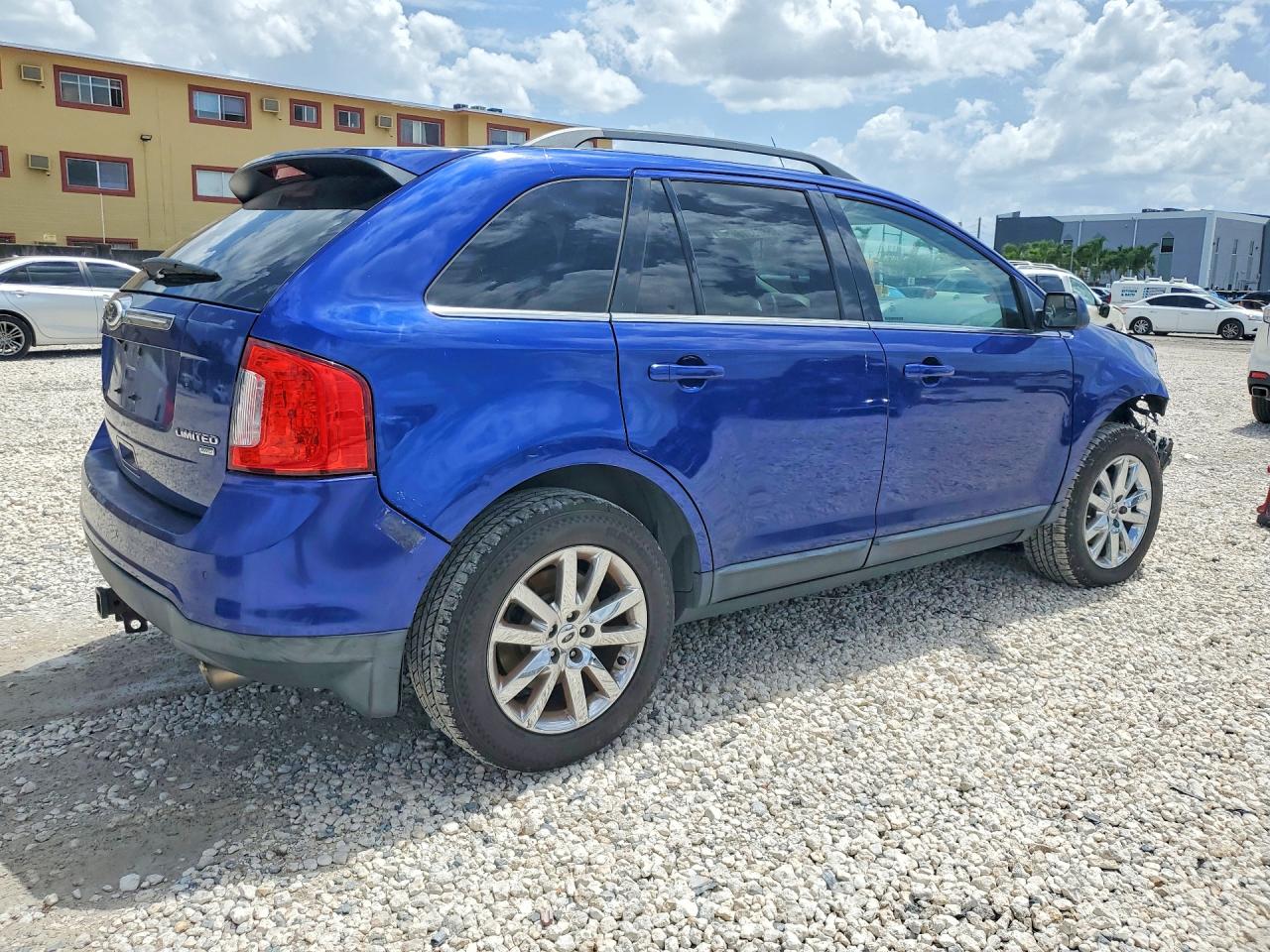 2013 Ford Edge Limited Blue vin: 2FMDK4KC3DBA59523