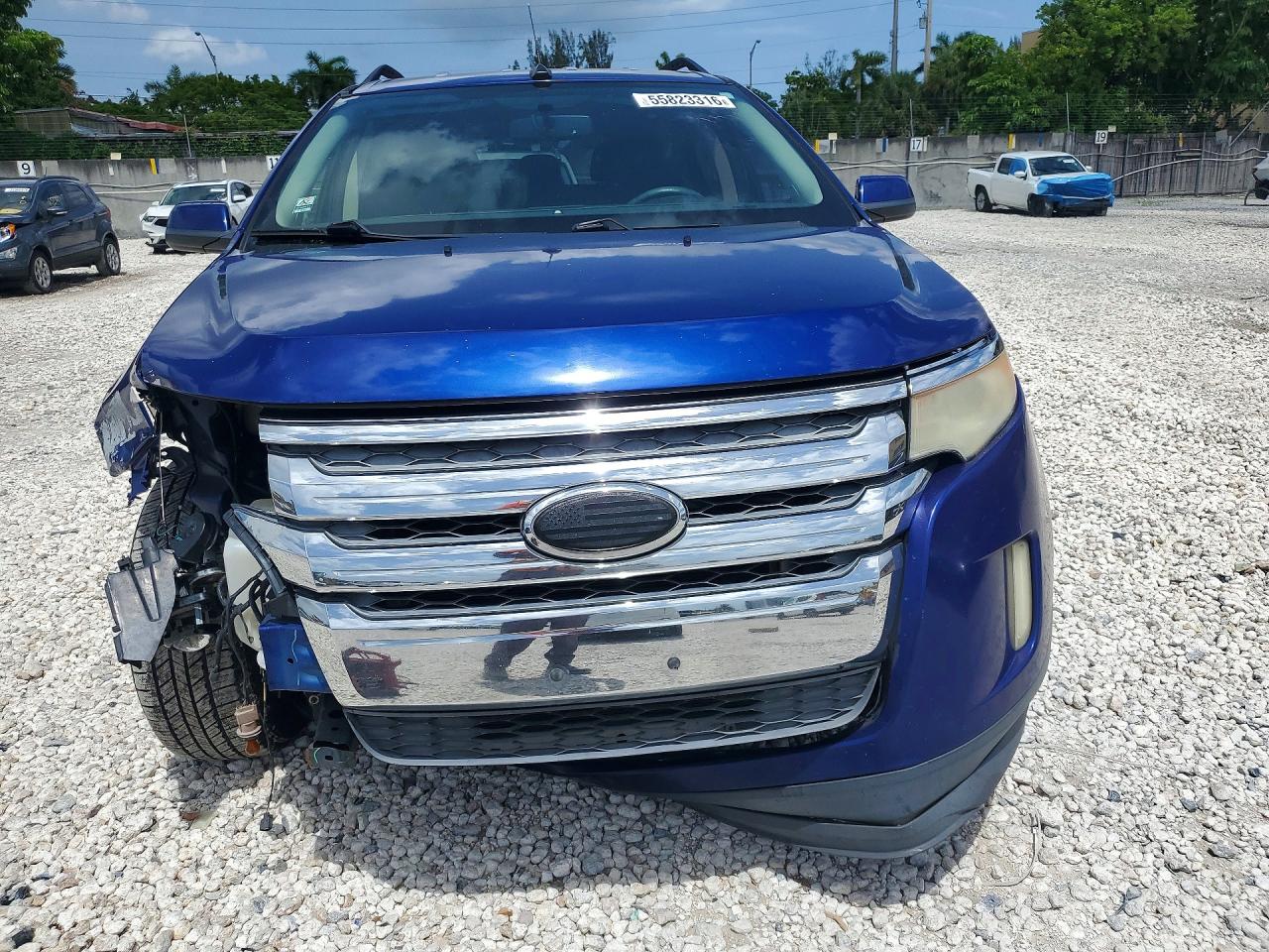 2013 Ford Edge Limited Blue vin: 2FMDK4KC3DBA59523