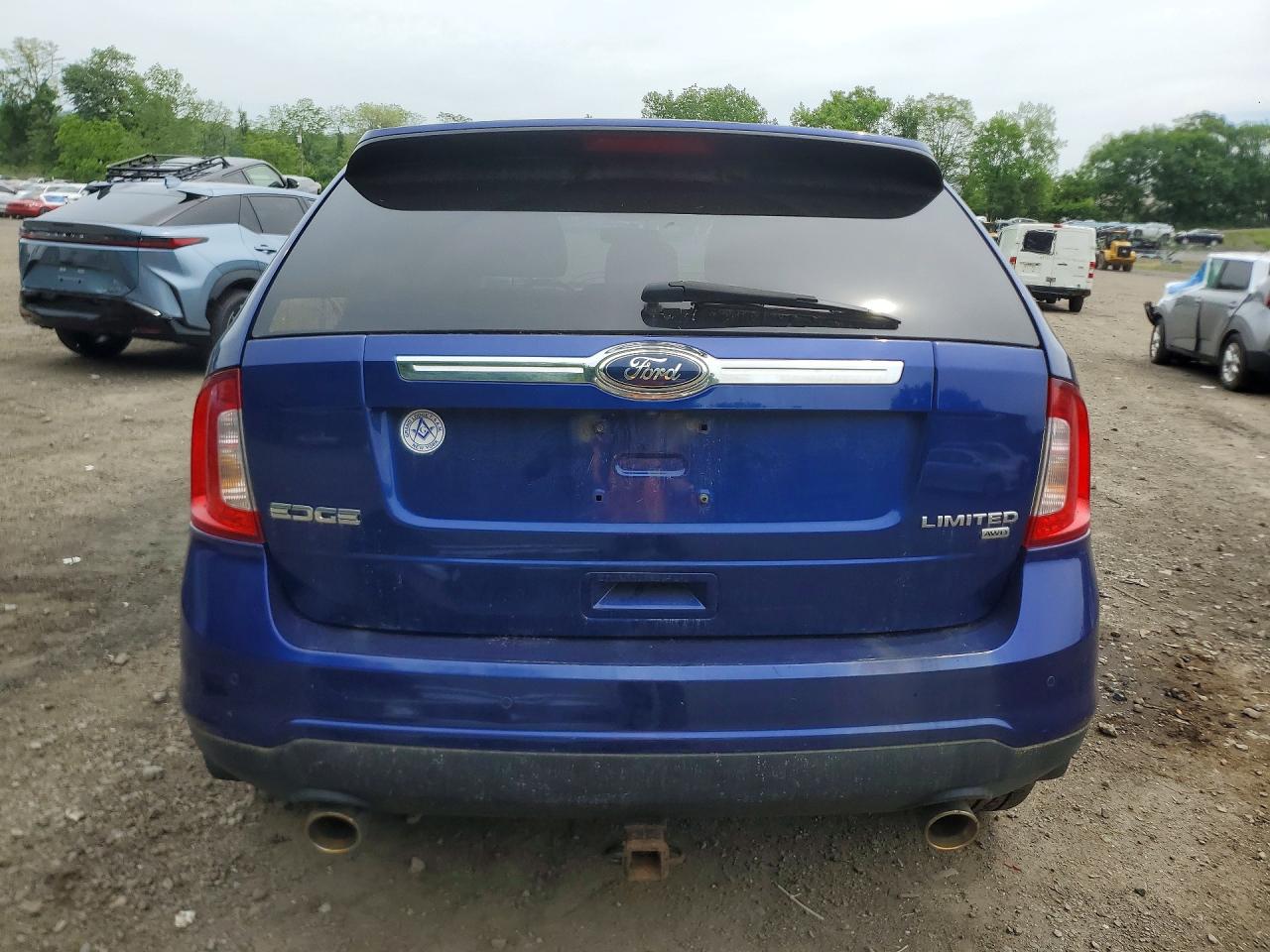 2013 Ford Edge Limited Синий vin: 2FMDK4KC3DBA75107