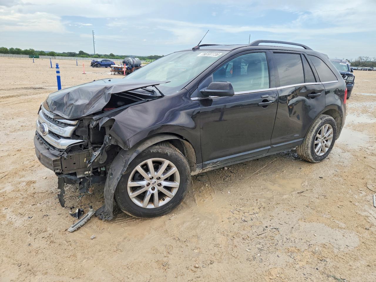 2013 Ford Edge Limited Black vin: 2FMDK4KC3DBB66510