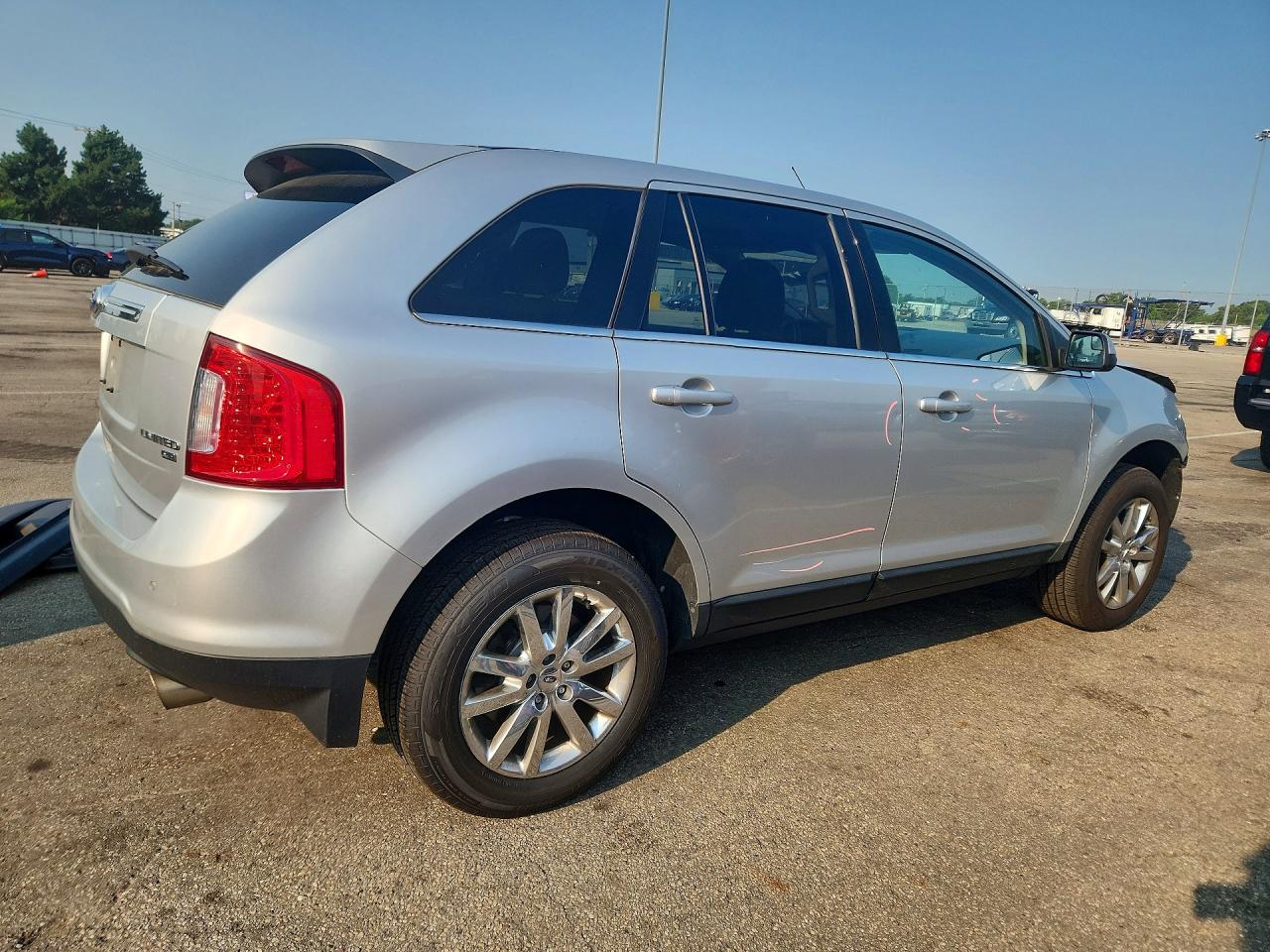 2013 Ford Edge Limited Silver vin: 2FMDK4KC3DBB83484