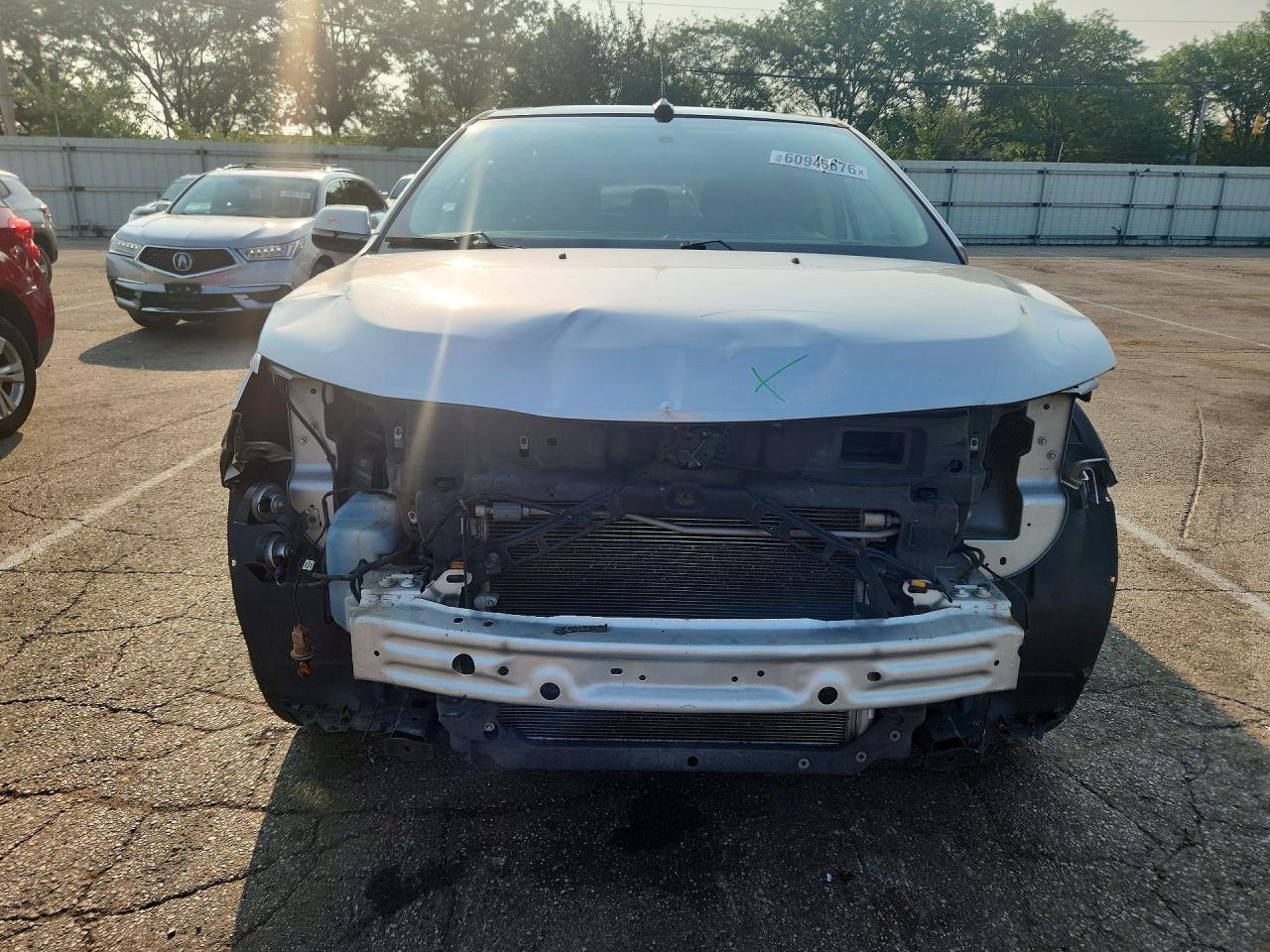 2013 Ford Edge Limited Silver vin: 2FMDK4KC3DBB83484