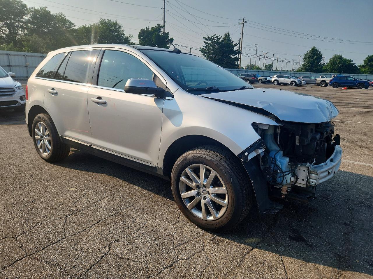 2013 Ford Edge Limited Silver vin: 2FMDK4KC3DBB83484