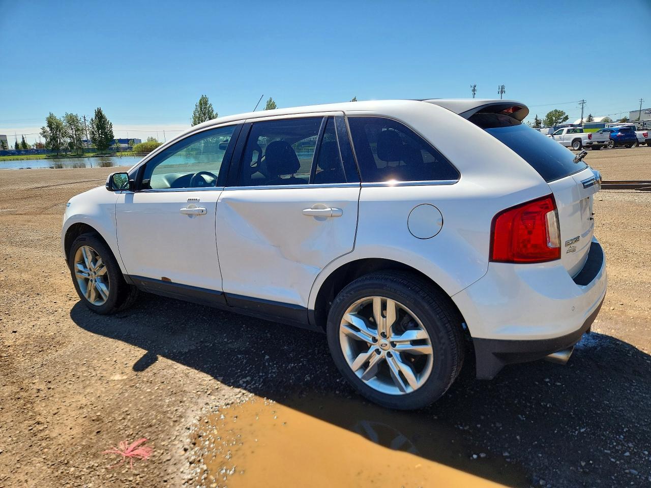2013 Ford Edge Limited White vin: 2FMDK4KC3DBC35633