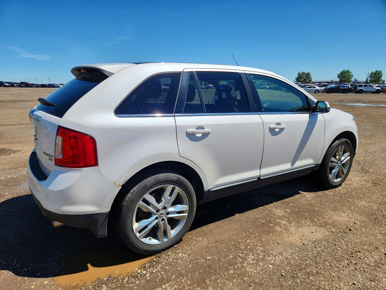 2013 Ford Edge Limited White vin: 2FMDK4KC3DBC35633