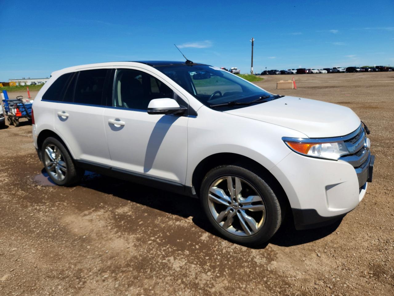 2013 Ford Edge Limited White vin: 2FMDK4KC3DBC35633
