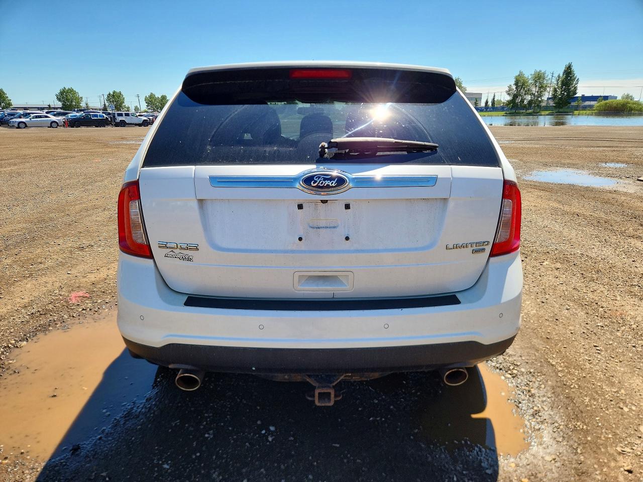 2013 Ford Edge Limited White vin: 2FMDK4KC3DBC35633