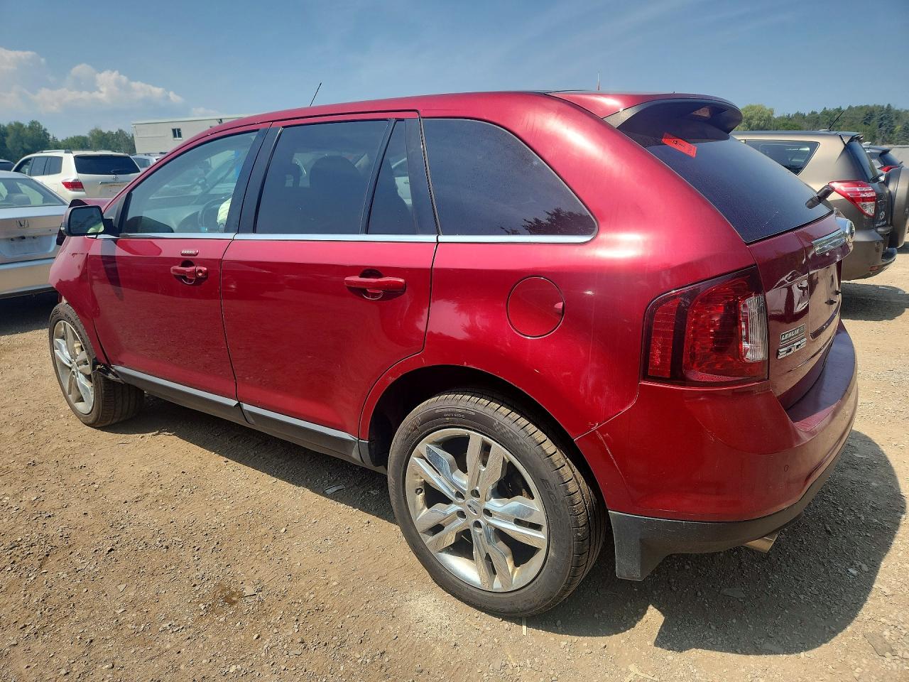 2013 Ford Edge Limited Red vin: 2FMDK4KC3DBC62993
