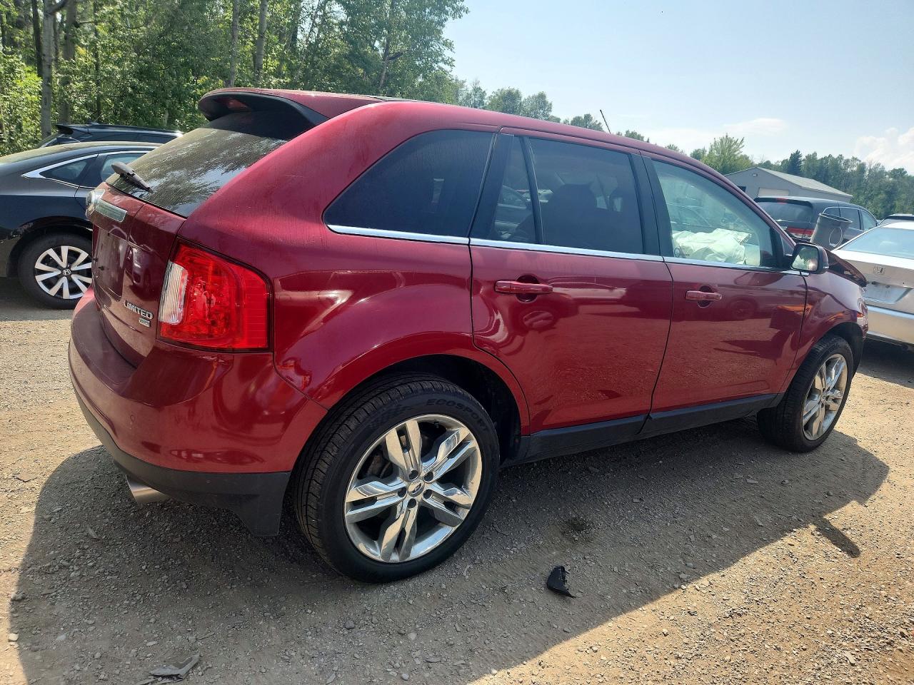 2013 Ford Edge Limited Red vin: 2FMDK4KC3DBC62993