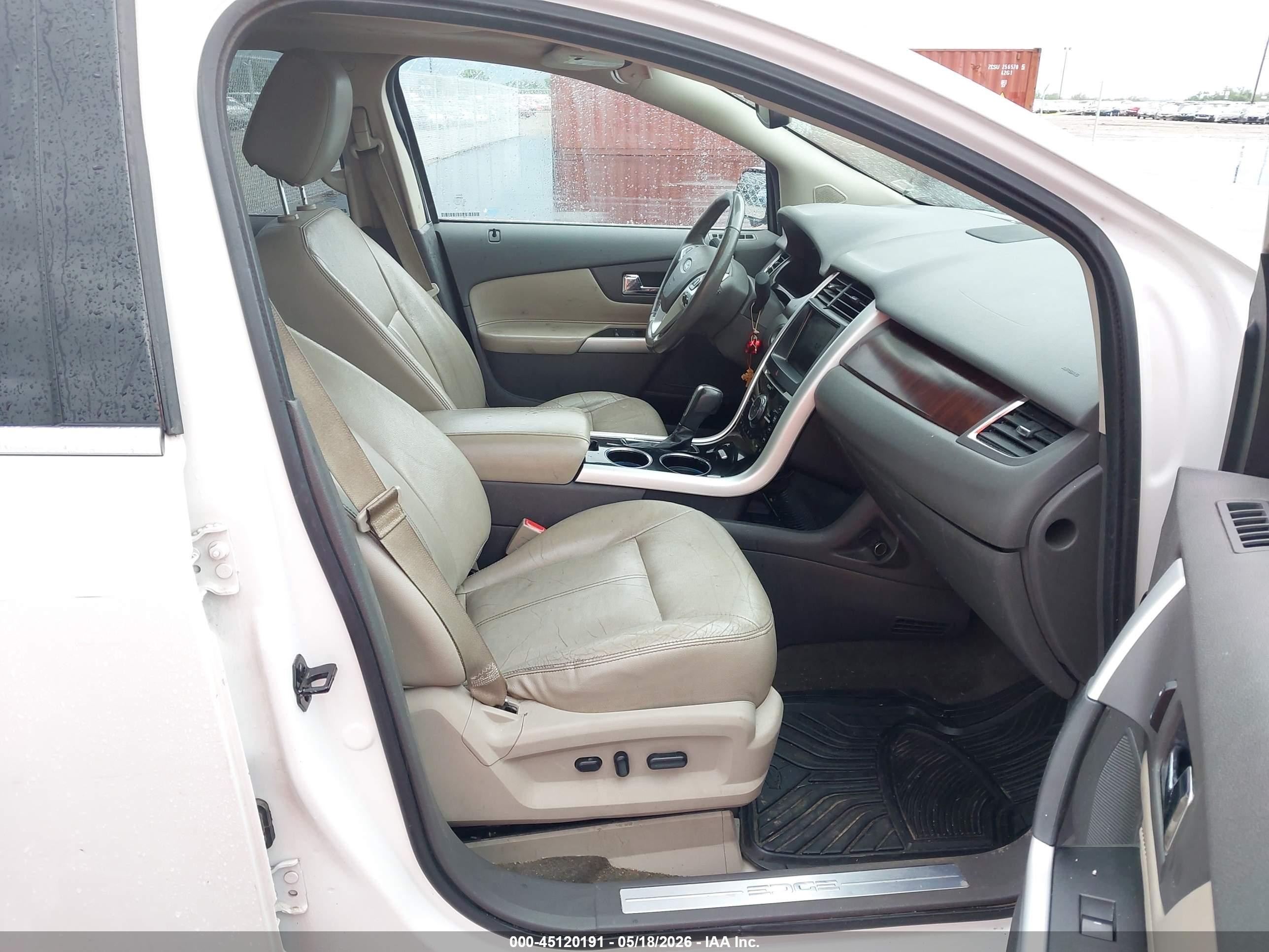 2013 Ford Edge Limited White vin: 2FMDK4KC3DBC84332