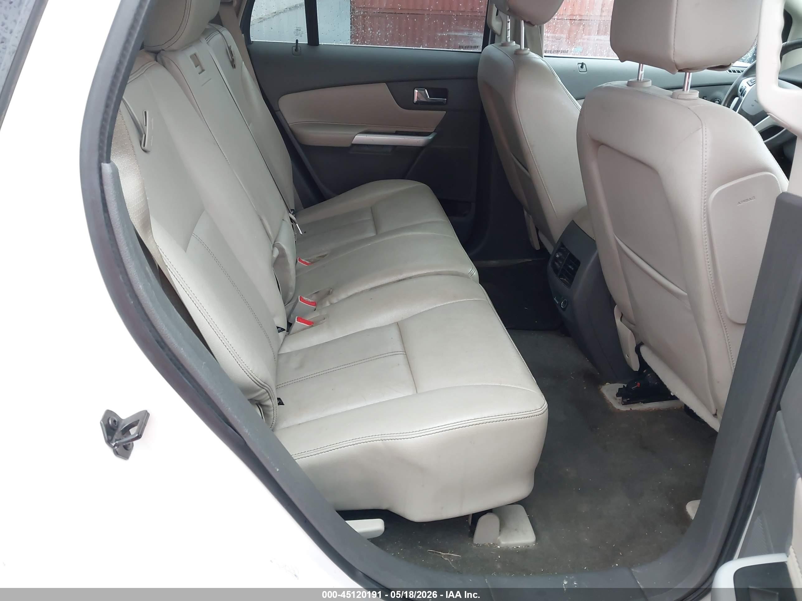 2013 Ford Edge Limited White vin: 2FMDK4KC3DBC84332