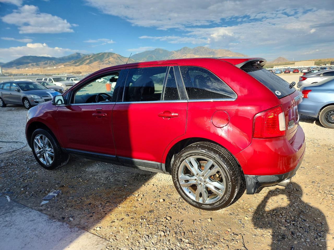2013 Ford Edge Limited Burgundy vin: 2FMDK4KC3DBE07501