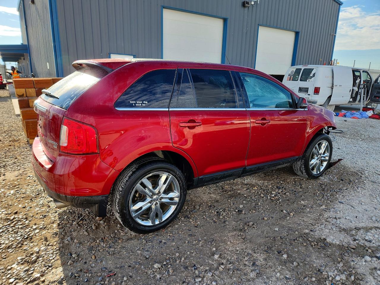 2013 Ford Edge Limited Burgundy vin: 2FMDK4KC3DBE07501