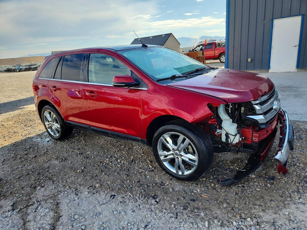 2013 Ford Edge Limited Burgundy vin: 2FMDK4KC3DBE07501