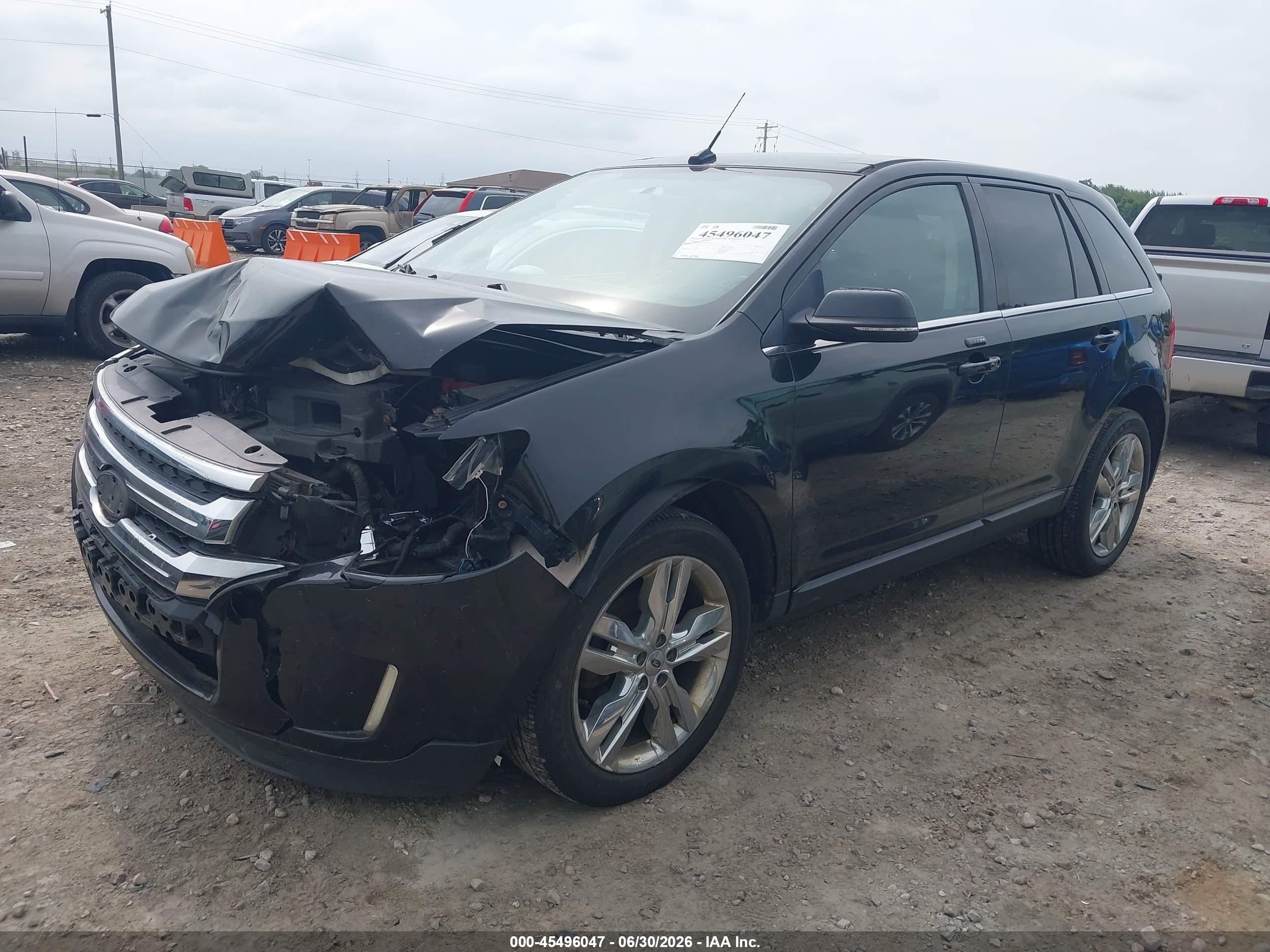 2013 Ford Edge Limited Black vin: 2FMDK4KC3DBE24671