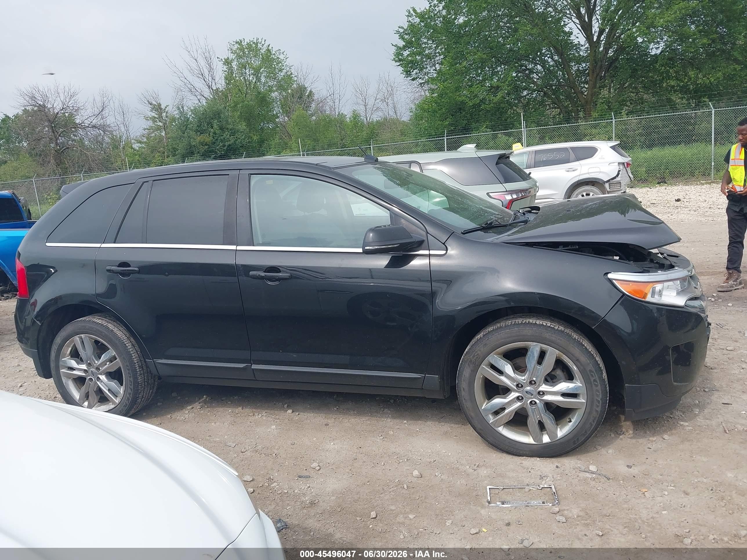 2013 Ford Edge Limited Black vin: 2FMDK4KC3DBE24671