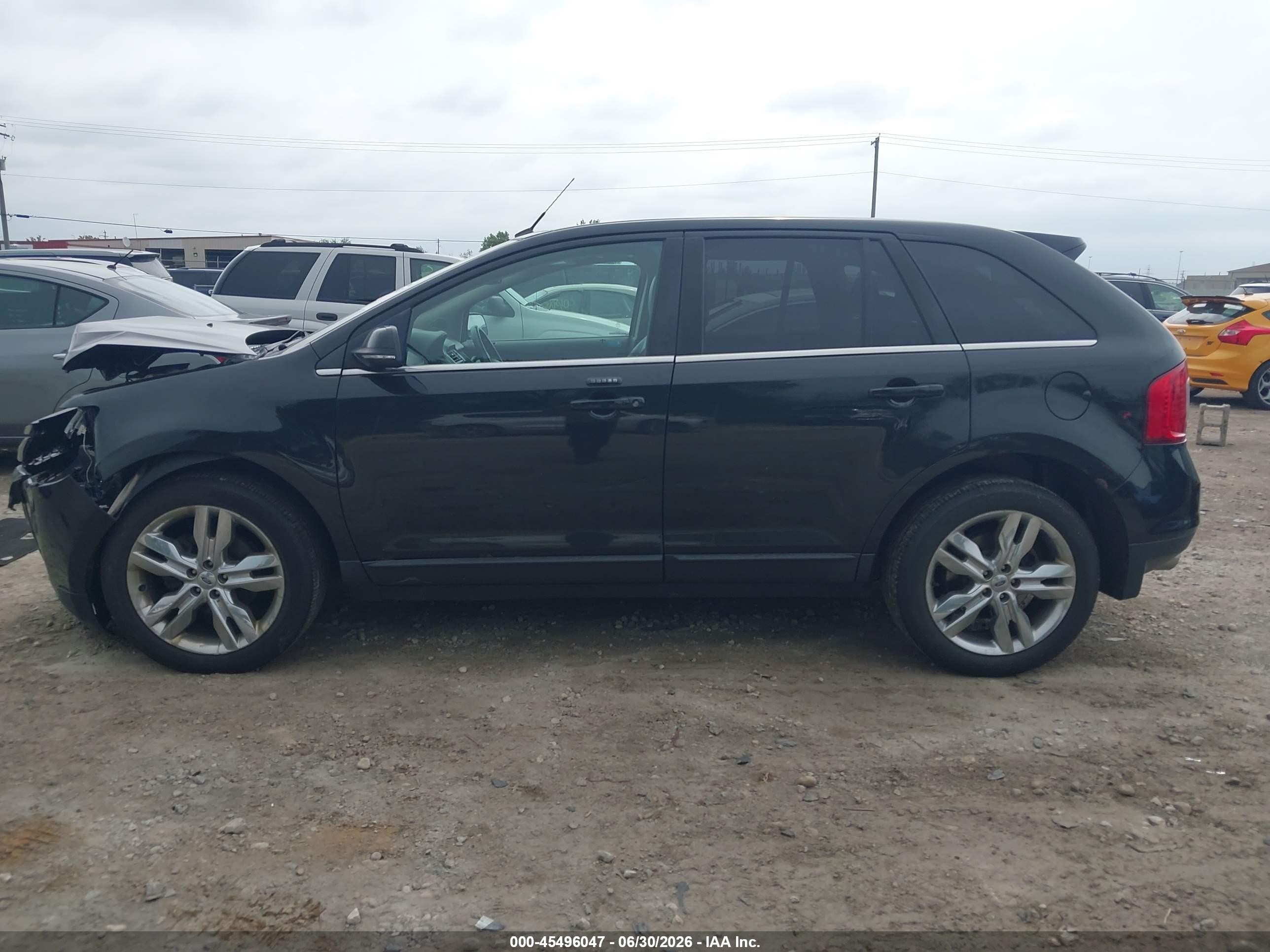 2013 Ford Edge Limited Black vin: 2FMDK4KC3DBE24671
