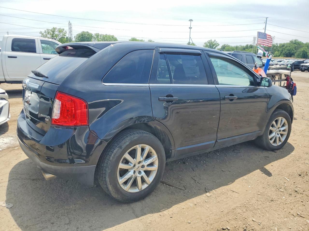 2014 Ford Edge Limited Черный vin: 2FMDK4KC3EBA41766