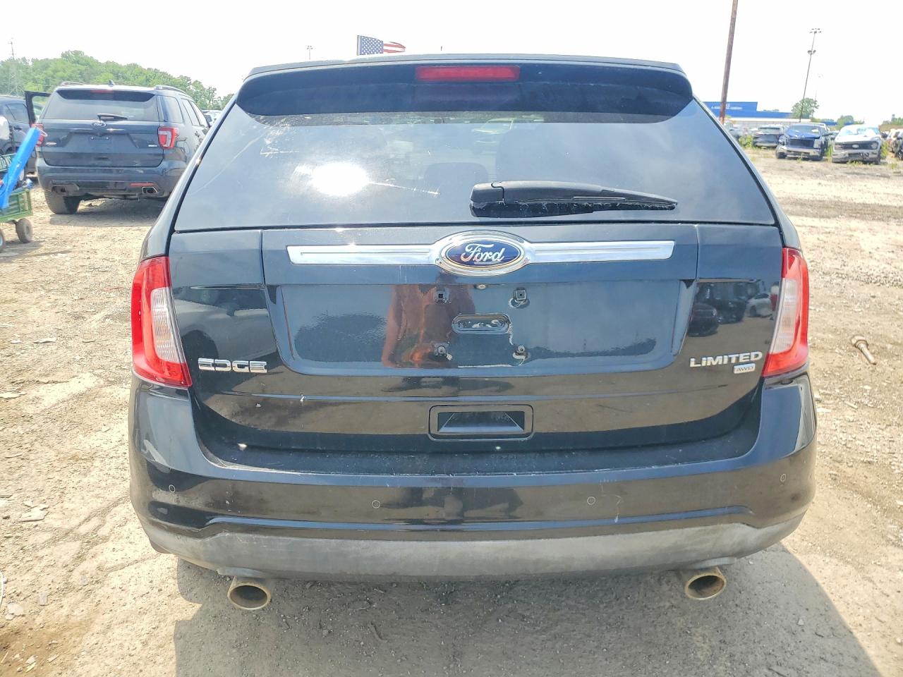 2014 Ford Edge Limited Черный vin: 2FMDK4KC3EBA41766