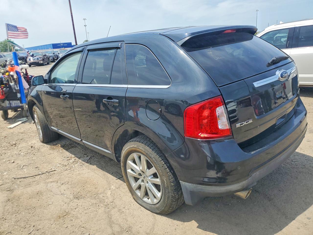 2014 Ford Edge Limited Черный vin: 2FMDK4KC3EBA41766