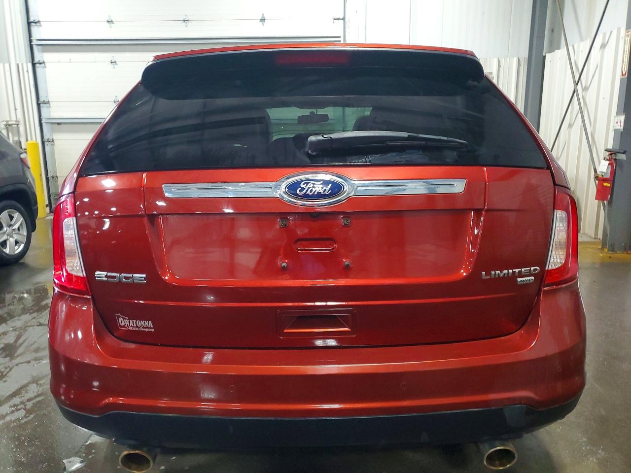 2014 Ford Edge Limited Red vin: 2FMDK4KC3EBA42304
