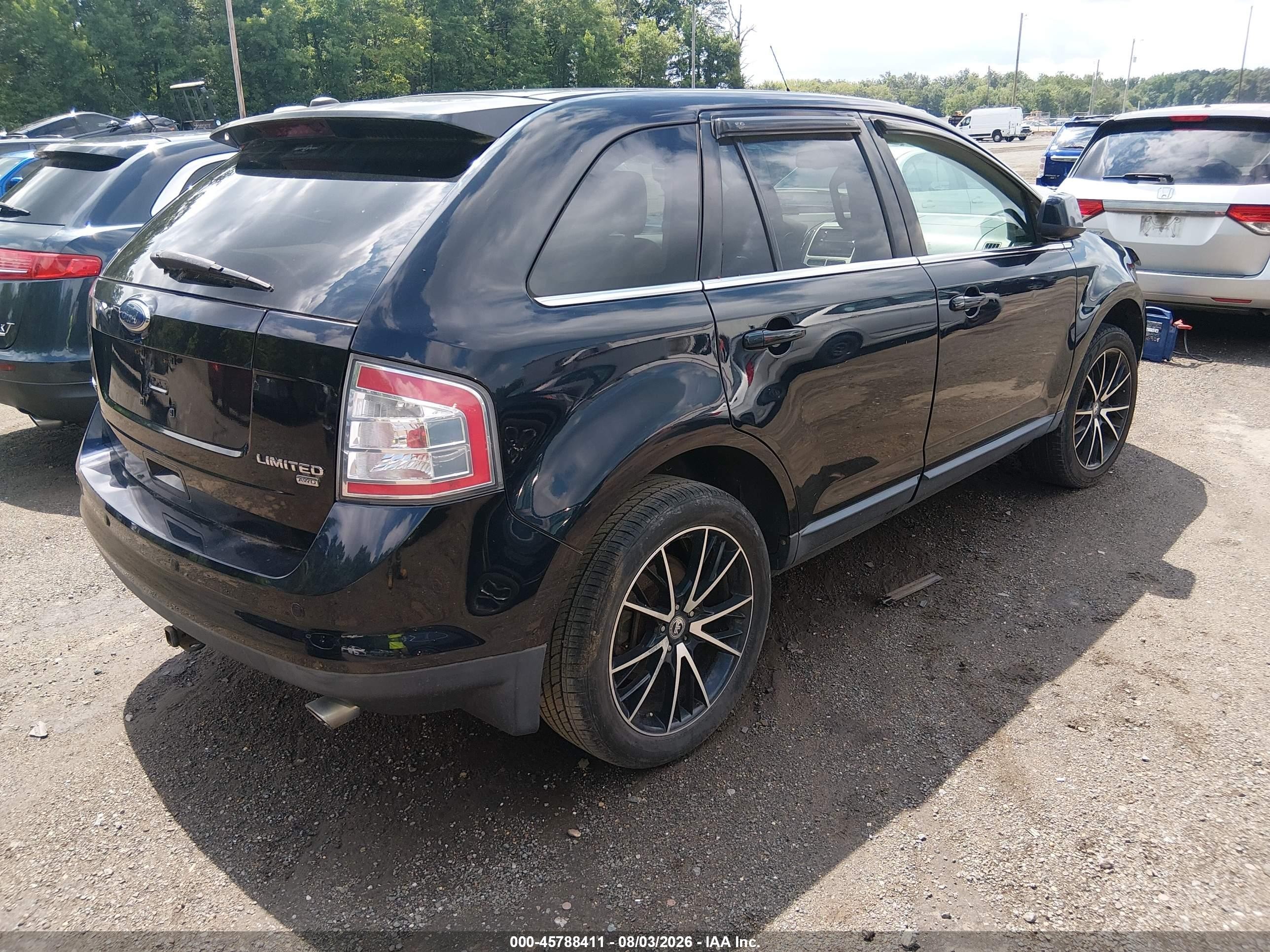 2010 Ford Edge Limited Blue vin: 2FMDK4KC4ABA07734