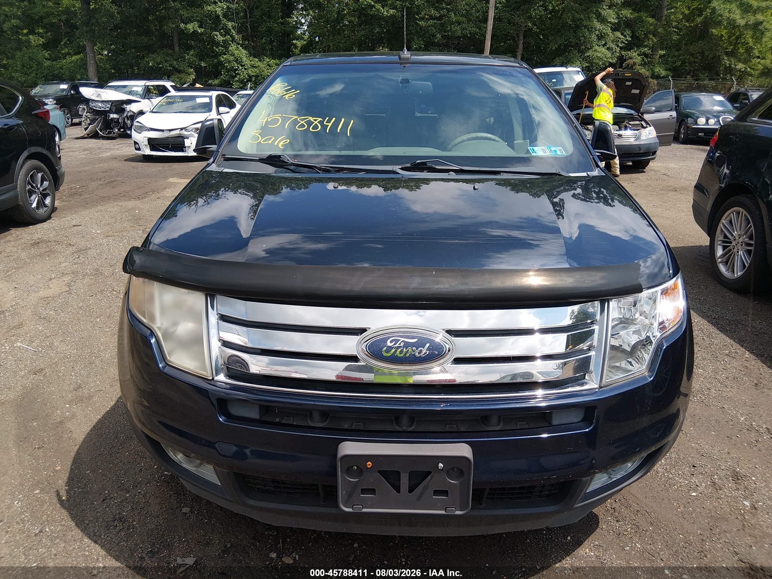 2010 Ford Edge Limited Blue vin: 2FMDK4KC4ABA07734