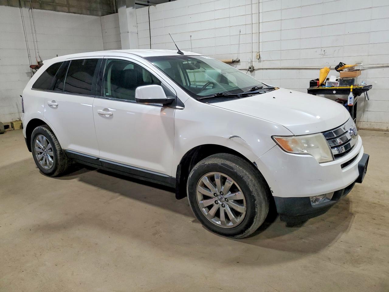 2010 Ford Edge Limited White vin: 2FMDK4KC4ABA61566