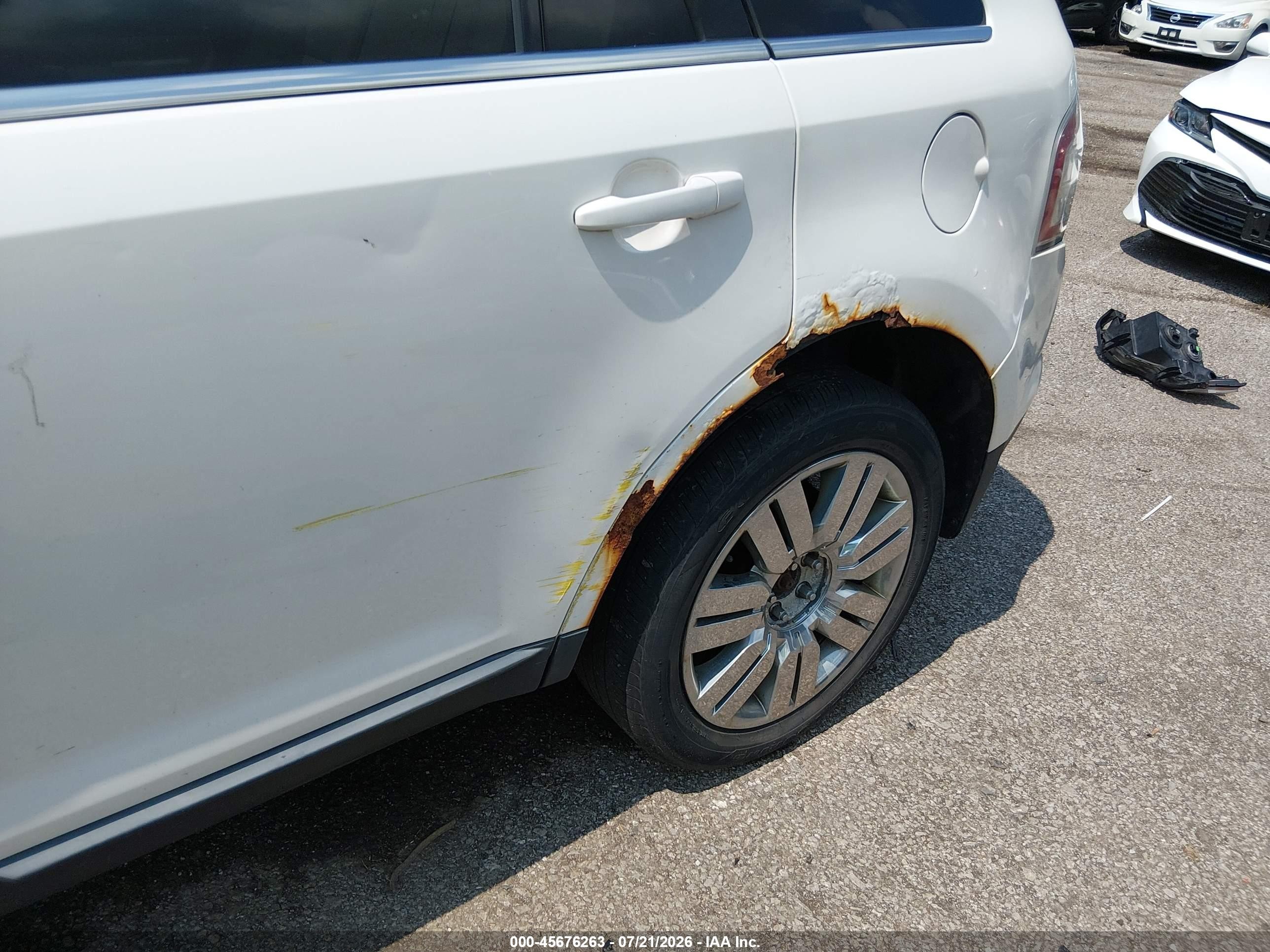 2010 Ford Edge Limited Белый vin: 2FMDK4KC4ABB25105
