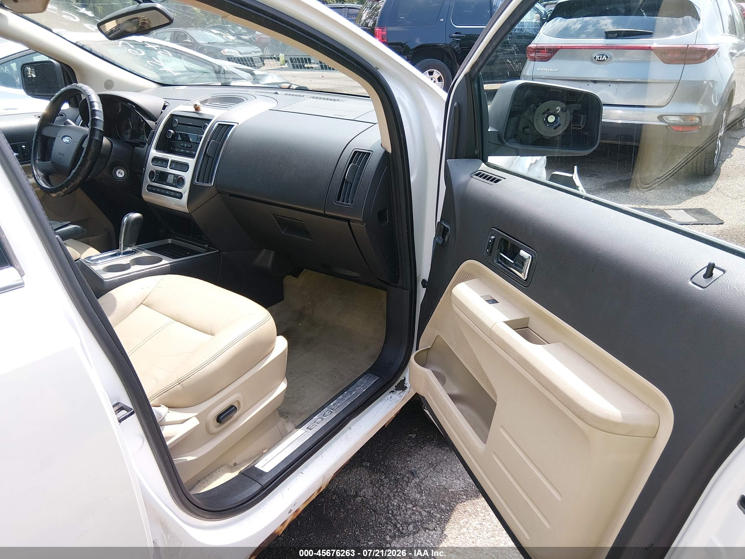 2010 Ford Edge Limited Белый vin: 2FMDK4KC4ABB25105