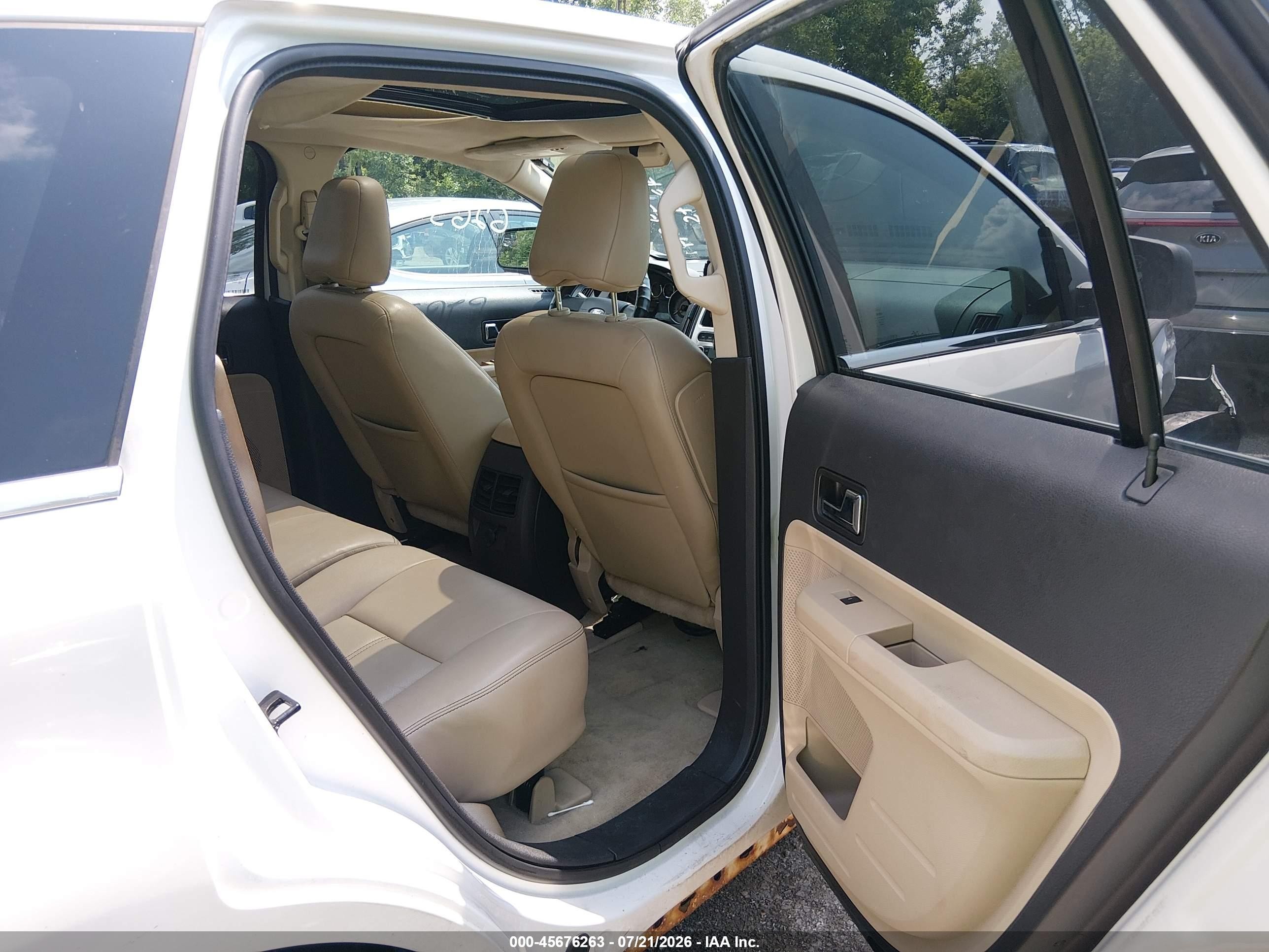 2010 Ford Edge Limited Белый vin: 2FMDK4KC4ABB25105
