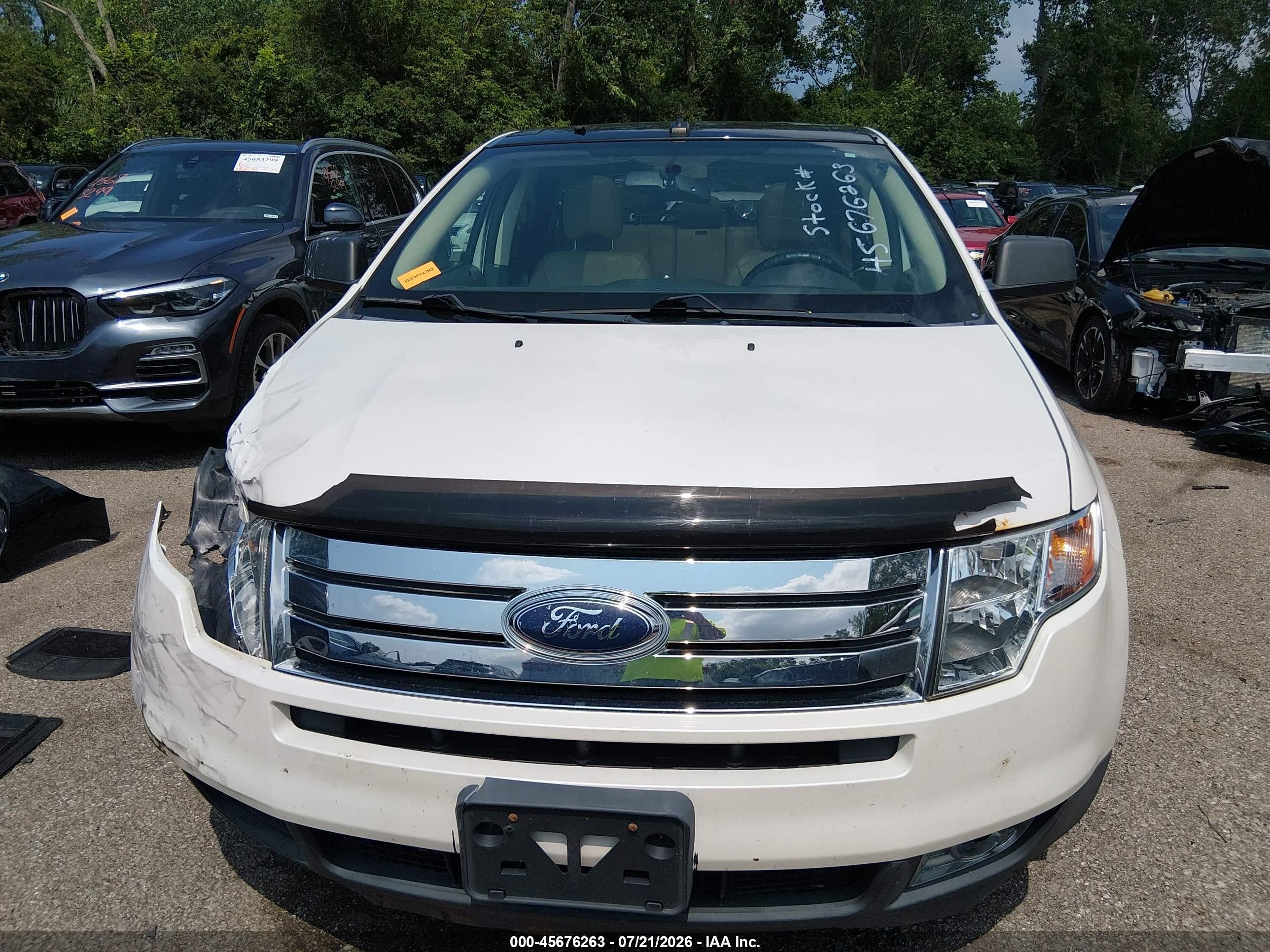 2010 Ford Edge Limited Белый vin: 2FMDK4KC4ABB25105